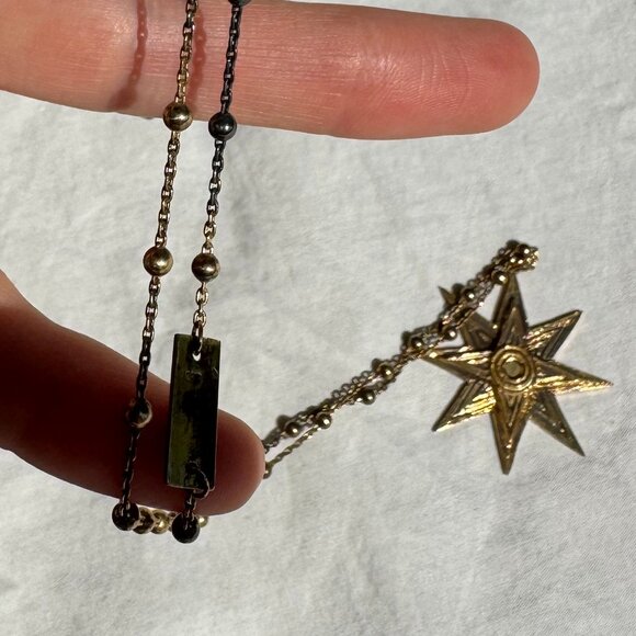 RARE! Star of Ishtar Inanna Necklace Polish Designer Anka Krystyniak - Picture 13 of 13